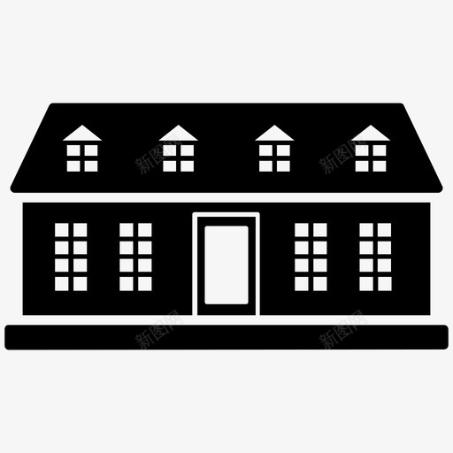 酒店小屋房子图标svg_新图网 https://ixintu.com 图标 小屋 房子 旅店 旅馆 汽车 酒店 雕纹
