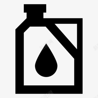 燃料罐桶化学品桶图标图标