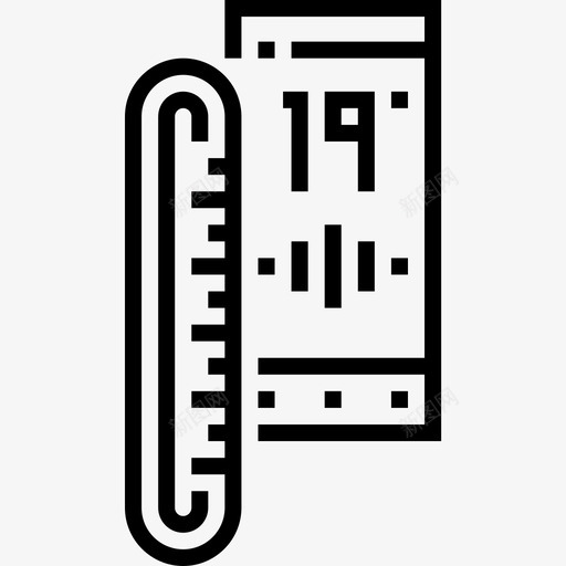 温度domotics27线性图标svg_新图网 https://ixintu.com domotics 温度 线性
