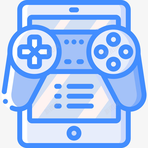 5蓝色游戏设备管理图标svg_新图网 https://ixintu.com 游戏 蓝色 设备管理
