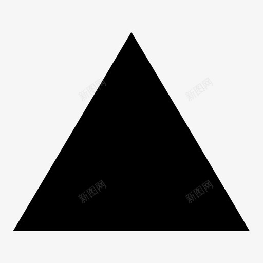 三角形金字塔三角形形状图标svg_新图网 https://ixintu.com 三角形 形状 金字塔