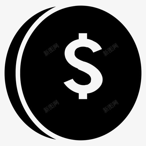 硬币银行商业图标svg_新图网 https://ixintu.com 商业 字形 市场 收藏 硬币 货币 银行