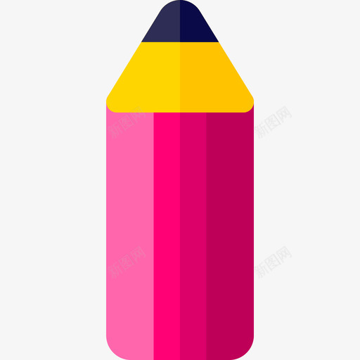 铅笔平面91扁平图标svg_新图网 https://ixintu.com 平面设计 扁平 铅笔