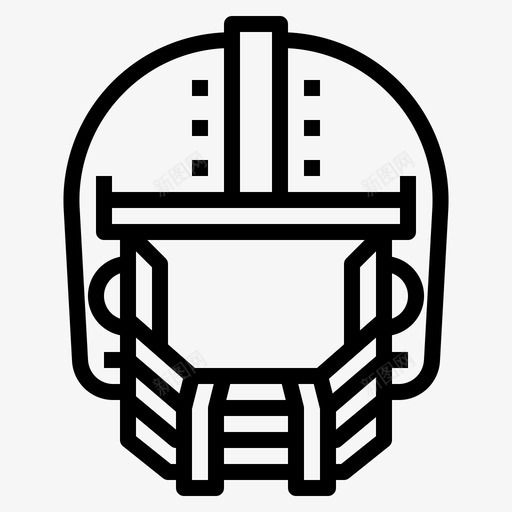头盔美式足球26直系图标svg_新图网 https://ixintu.com 头盔 直系 美式 足球