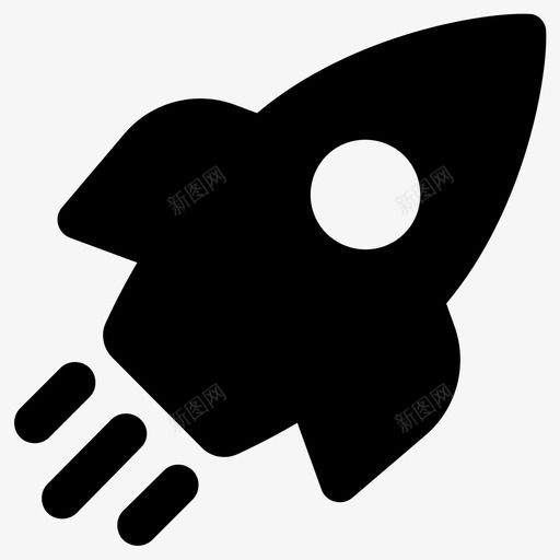 火箭火箭发射火箭飞船图标svg_新图网 https://ixintu.com 创业 发射 太空 火箭 飞船