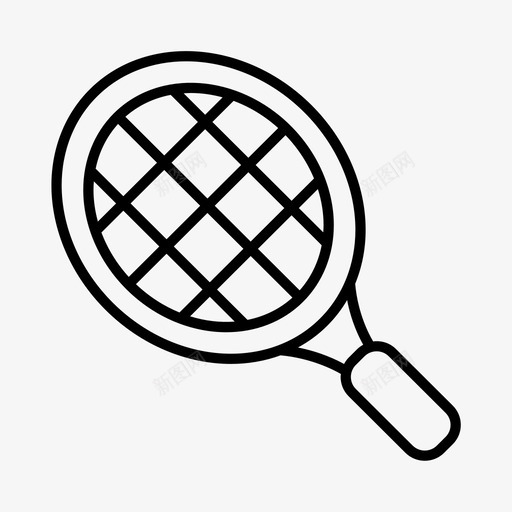 网球活动娱乐图标svg_新图网 https://ixintu.com 娱乐 活动 爱好 网球 运动