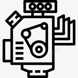 赛车发动时直列式赛车发动机图标高清图片
