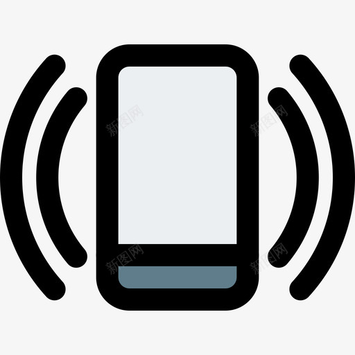 戒指电话和手机2线性颜色图标svg_新图网 https://ixintu.com 戒指 手机 电话 线性 颜色