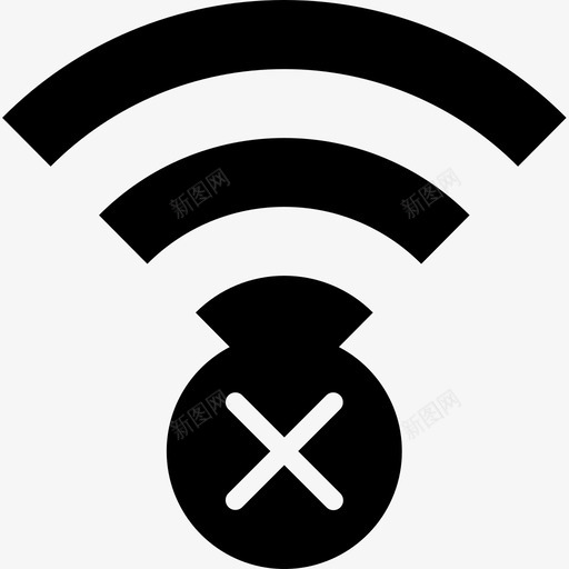 Wifi移动接口2填充图标svg_新图网 https://ixintu.com Wifi 填充 接口 移动