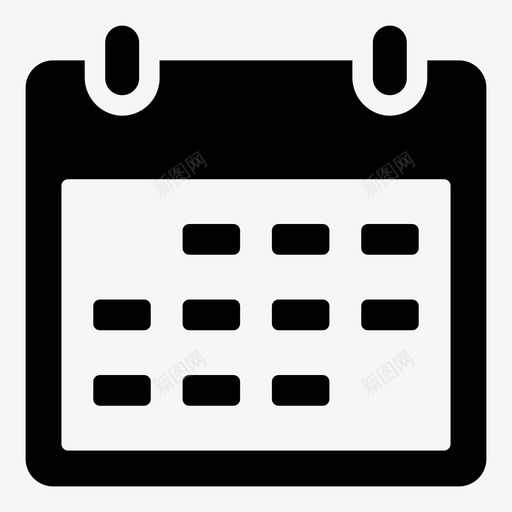 日程表日程每日图标svg_新图网 https://ixintu.com 日程 日程表 每日 活动
