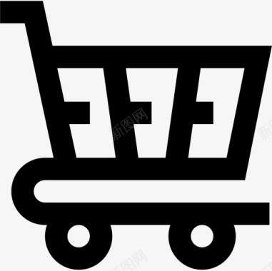 商业和购物电子商务97线性图标图标