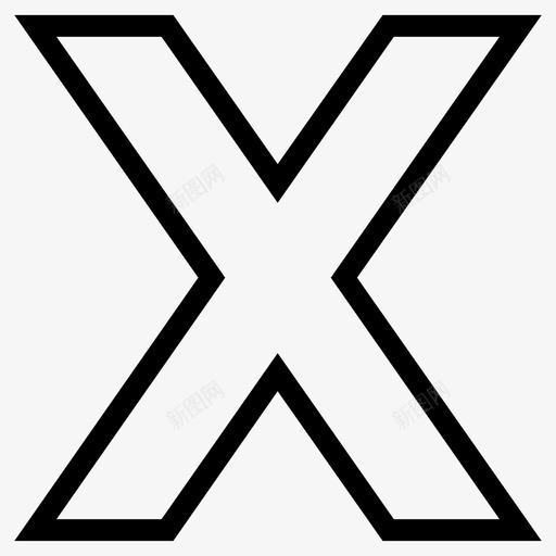 x禁止接近图标svg_新图网 https://ixintu.com 交叉 拒绝 接近 禁止