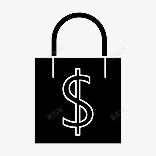 购物袋已售假日标志符号图标svg_新图网 https://ixintu.com 假日 已售 标志 标志符 符号 购物袋