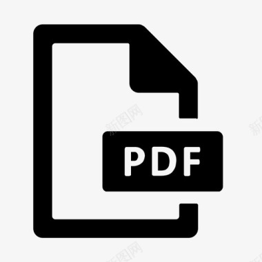 pdf文件格式符号图标集3图标