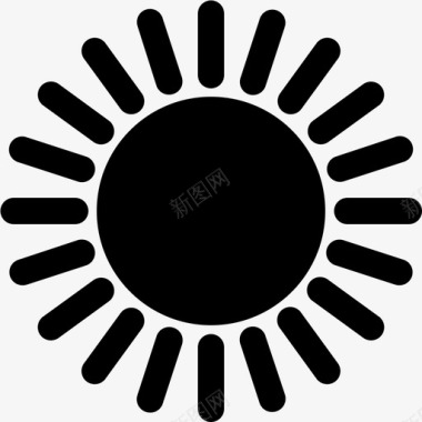 太阳白天夏天图标图标