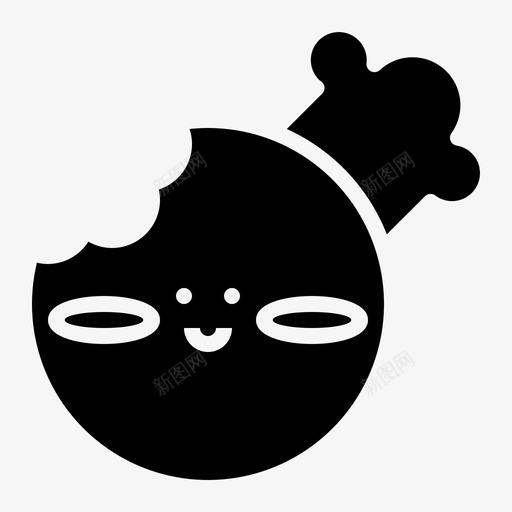 曲奇甜点食物图标svg_新图网 https://ixintu.com 固体 曲奇 甜点 面包房 食物