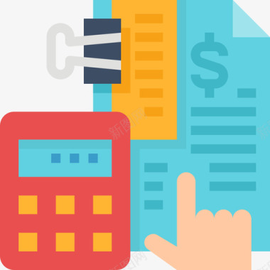 簿记会计和财务1平级图标图标