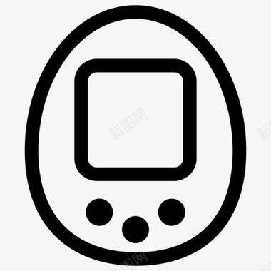 tamagotchi控制台游戏图标图标