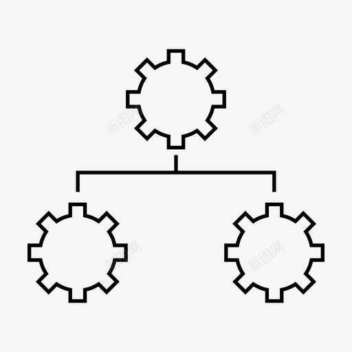 团队合作中心通讯器图标svg_新图网 https://ixintu.com 业务 中心 公司 合作 团队 图标 操作员 服务器 线图 通讯器 链接