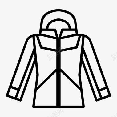 夹克衣服时装图标图标