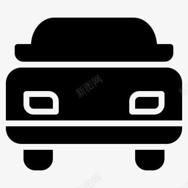 汽车轿车交通工具图标图标