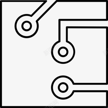技术电路板电路图标图标