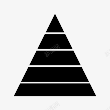 金字塔图业务增长图标图标