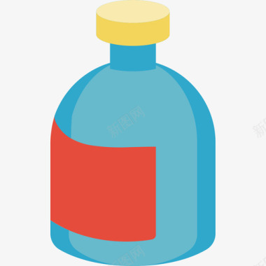 瓶容器3扁平图标图标