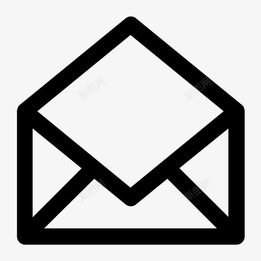 打开邮件电子邮件阅读图标svg_新图网 https://ixintu.com ui 图标 打开 电子邮件 邮件 阅读