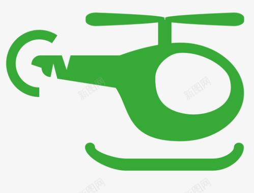 民用直升机logo图标