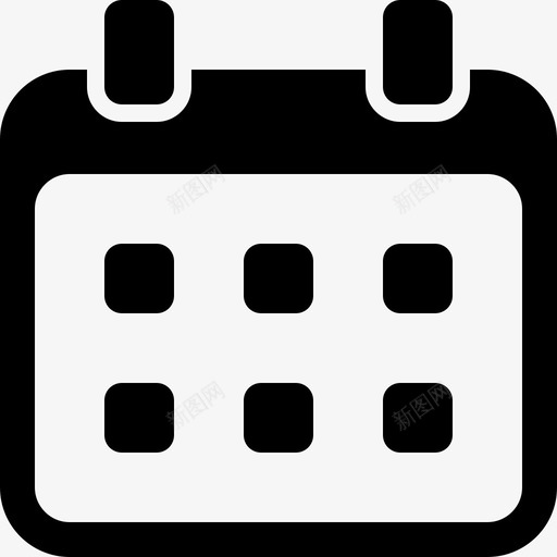 日历管理器月计划器图标svg_新图网 https://ixintu.com 业务 图标 实体 实体图 提醒 日历 管理器 计划