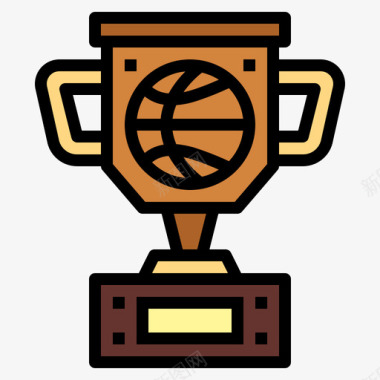 奖杯44号篮球线颜色图标图标