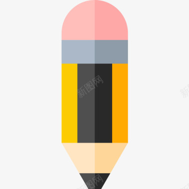铅笔创意工具31扁平图标图标