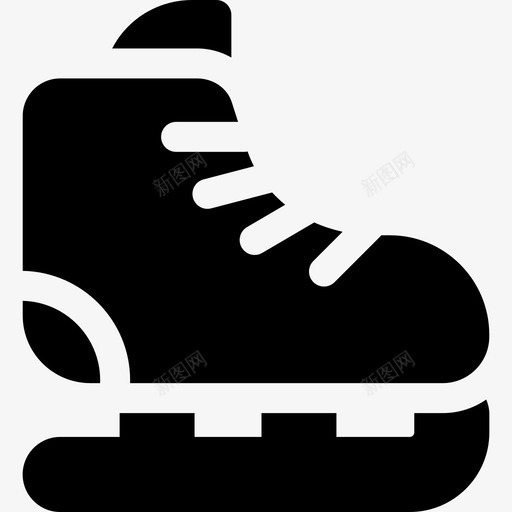 溜冰鞋冬季旅行15填充图标svg_新图网 https://ixintu.com 冬季 填充 旅行 溜冰鞋