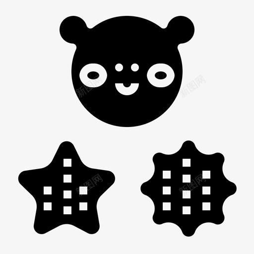 饼干面包房甜点图标svg_新图网 https://ixintu.com 固体 甜点 面包房 饼干