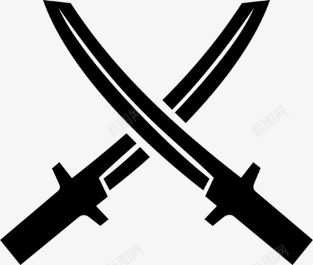 刀匕首中世纪图标图标