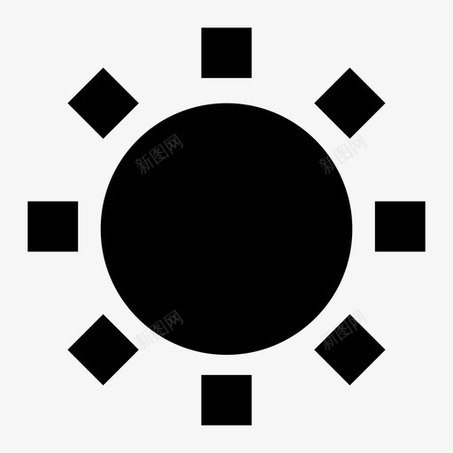 亮度亮度摄像头亮度控制图标svg_新图网 https://ixintu.com UI 亮度 响应 图标 太阳 控制 摄像头 用户界面 级别