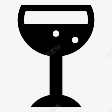 酒杯酒吧杯饮料图标图标