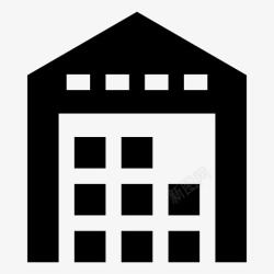 物流UI仓库建筑物流图标高清图片