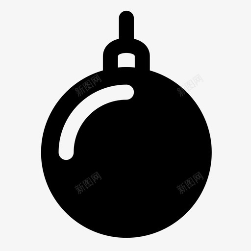 圣诞节装饰活动图标svg_新图网 https://ixintu.com 假日 圣诞节 字形 新年 活动 装饰 音乐