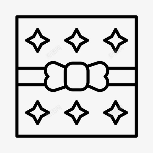 礼物庆祝新年图标svg_新图网 https://ixintu.com 庆祝 新年 礼物 聚会 除夕