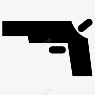 枪枪保护手枪图标图标