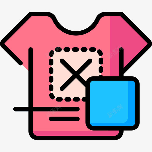 T恤图案100线性颜色图标svg_新图网 https://ixintu.com 图案 线性 设计 颜色
