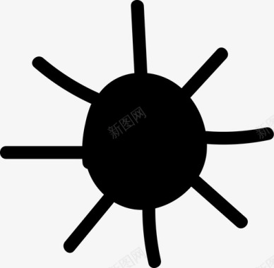 太阳星星天气图标图标