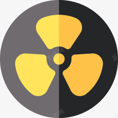 核能可持续能源33平坦图标图标