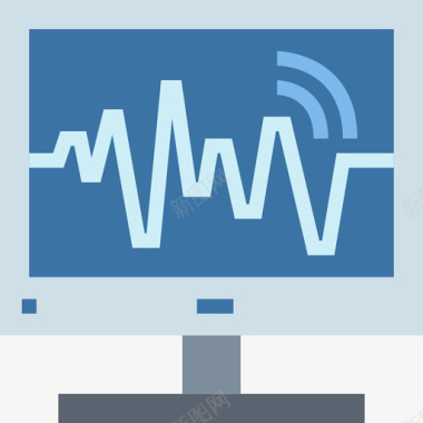 音频无线电台2平坦图标图标