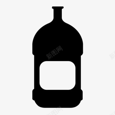 瓶子饮料标签图标图标