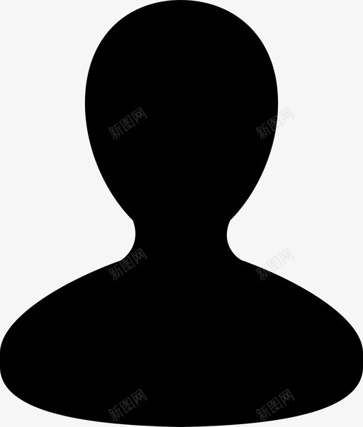用户帐户头像图标svg_新图网 https://ixintu.com 个人资料 像人 帐户 户头 用户