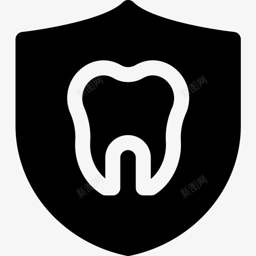 保险牙医49填充图标svg_新图网 https://ixintu.com 保险 填充 牙医