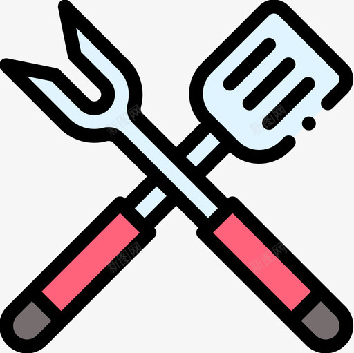 抹刀餐厅75线性颜色图标svg_新图网 https://ixintu.com 抹刀 线性 颜色 餐厅